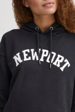 OXMO Kapuzenpullover Kapuzensweatshirt Colisa Frauen Schwarz -OXMO Verkaufs-Shop 5ba9f82578a821523a053d3c36846109