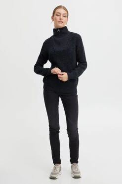 OXMO Rollkragenpullover Stricktroyer Nancy Frauen Dunkelblau 7 OXMO Rollkragenpullover Stricktroyer Nancy Frauen Dunkelblau -OXMO Verkaufs-Shop 5bcad9196e14d1fa7e7354bde2e6c7f1