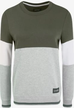 OXMO Sweatshirts Sweatshirt Omaya Frauen Grün