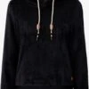 OXMO Kapuzenpullover Hoodie ANNIKEN Frauen Schwarz