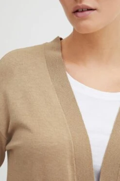 OXMO Strickjacken Strickjacke Kat Frauen Beige -OXMO Verkaufs-Shop 5d7e51a72699d78b2dd5679303ffb5be