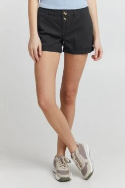 OXMO Shorts Regular Chinoshorts Piera Frauen Grau -OXMO Verkaufs-Shop 5dd5d0cca0193241ecaf500fdd4012de