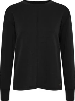 OXMO Pullover Sweatshirt Pea Frauen Schwarz -OXMO Verkaufs-Shop 5e564406937f9c3b1b92f3366cdefd58