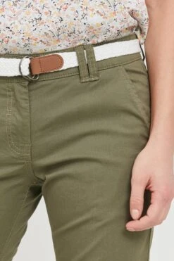 OXMO Chinos Slimfit Hose Chakira Frauen Khaki -OXMO Verkaufs-Shop 6271e23d9f5c6c7c3ea9d4facc098048