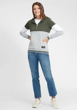 OXMO Hoodies Hoodie Omara Frauen Grün -OXMO Verkaufs-Shop 637932c4673442516174720658ea48ac