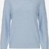 OXMO Feinstrickpullover Pullover Dotta Frauen Hellblau