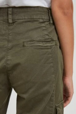 OXMO Cargohosen Tapered Cargohose Frauen Oliv -OXMO Verkaufs-Shop 6662df89bb1b3d25bab871fb675cc346