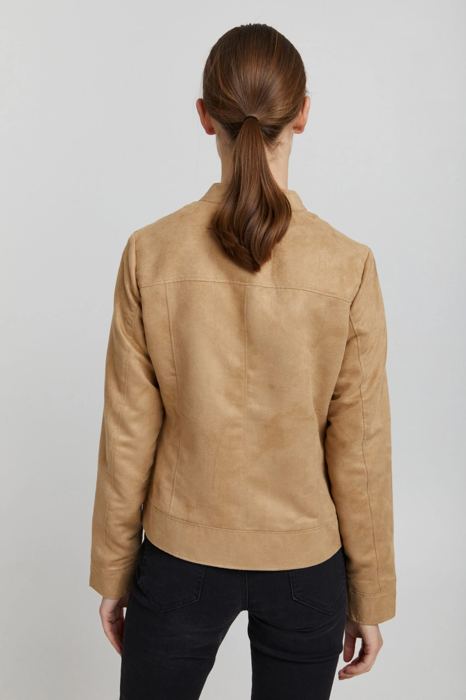 OXMO Lederjacken Jacke Peggy Frauen Braun 4 OXMO Lederjacken Jacke Peggy Frauen Braun – Bild 4