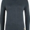 OXMO Pullover Rollkragenpullover OXPIA Frauen Blau