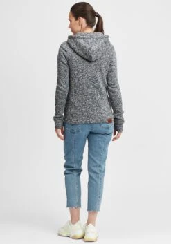 OXMO Sweatjacken Strickfleecejacke Thory Frauen Grau 9 OXMO Sweatjacken Strickfleecejacke Thory Frauen Grau -OXMO Verkaufs-Shop 6762d09f07ffaa3a679a98e96bc354b4