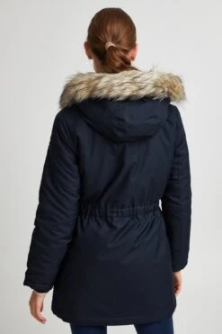 OXMO Winterjacken Winterjacke Maribel Frauen Dunkelblau / Blaumeliert -OXMO Verkaufs-Shop 68121d0cb40fdabecc9f87a923ed517e