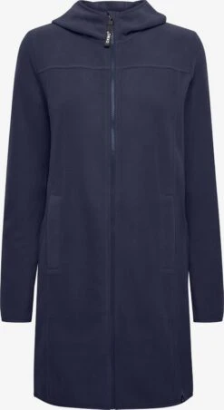 OXMO Übergangsjacken Fleecejacke Fine Frauen Blau