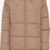 OXMO Winterjacken Winterjacke Bodil Frauen Dunkelbeige / Braun