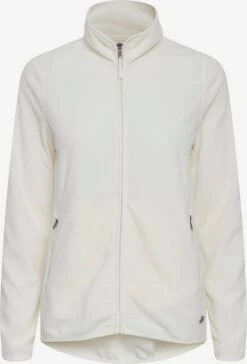 OXMO Outdoorjacken Fleecejacke Rikka Frauen Hellgrau