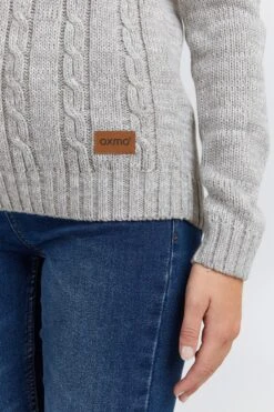 OXMO Pullover Rollkragenpullover Philipa Frauen Hellgrau -OXMO Verkaufs-Shop 69eadea4750f03e16187afa8288aeba9