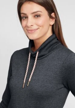 OXMO Longpullover Hoodie Vilma Frauen Grau -OXMO Verkaufs-Shop 6a9db3bb6b943b9098d88c7d1cae2517