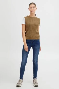 OXMO Pullunder Pullover Salis Frauen Braun -OXMO Verkaufs-Shop 6add3284469ef9508cba23c2a0cf8133