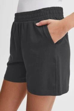 OXMO Hosen Regular Shorts Oxodine Frauen Schwarz -OXMO Verkaufs-Shop 6babf11e8b71f43d7da9e0c5e1345f26