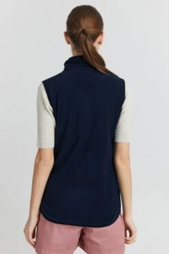 OXMO Westen Fleeceweste Ragnara Frauen Dunkelblau / Blaumeliert -OXMO Verkaufs-Shop 6d2adb6043b08c7334faa914410e38cd