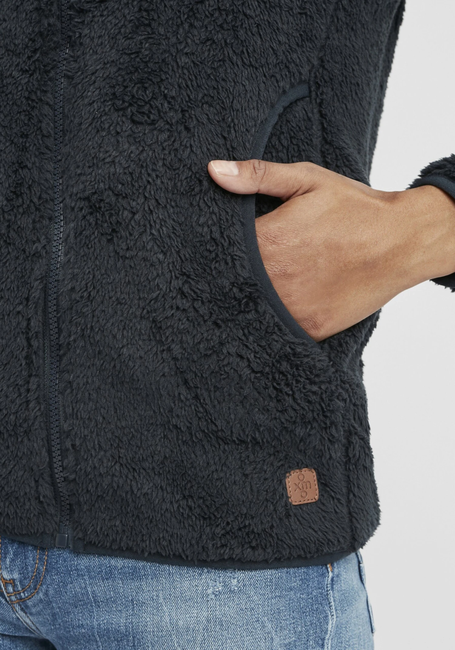 OXMO Sweatjacken Sweatjacke Telsa Frauen Blau 6 OXMO Sweatjacken Sweatjacke Telsa Frauen Blau – Bild 6