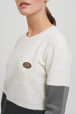 OXMO Sweatshirts Sweatshirt Trine Frauen Weiß -OXMO Verkaufs-Shop 6ea6dc30bbcdf0da6e4a70c491e5b72e