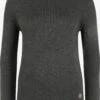 OXMO Pullover Rollkragenpullover OXPIA Frauen Grau