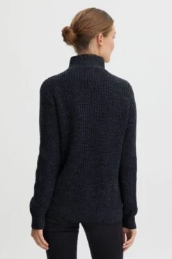 OXMO Rollkragenpullover Stricktroyer Nancy Frauen Dunkelblau 8 OXMO Rollkragenpullover Stricktroyer Nancy Frauen Dunkelblau -OXMO Verkaufs-Shop 70de07437e168e6921b7a26ddcd83664