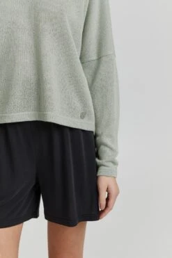 OXMO Basic Pullover Strickpullover Katla Frauen Blau -OXMO Verkaufs-Shop 71bd66b3a7f1911b31bb6bdb4b7e6af1