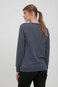 OXMO Sweatshirts Sweatshirt Gabita Frauen Dunkelblau -OXMO Verkaufs-Shop 71f36cfe64648042b5cf77abec02dcfc