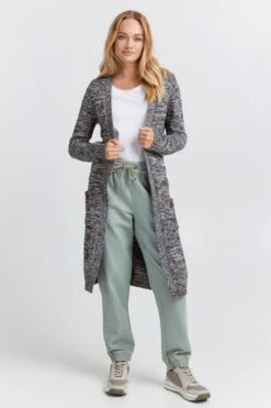 OXMO Strickjacken Strickjacke Philetta Frauen Schwarzmeliert -OXMO Verkaufs-Shop 75072485e0eb7bb2babcf6d9a412c13b