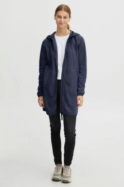 OXMO Übergangsjacken Fleecejacke Fine Frauen Blau -OXMO Verkaufs-Shop 751018b8ae9c1929d61b4f0b94062682