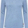 OXMO Pullover Strickpullover Edda Frauen Blau