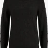 OXMO Feinstrickpullover Pullover Dotta Frauen Schwarz
