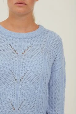 OXMO Feinstrickpullover Pullover Chiara Frauen Himmelblau -OXMO Verkaufs-Shop 759f6523014e5ee76b937cc95a3871b0