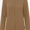 OXMO Strickjacken Strickjacke Sal Frauen Braun