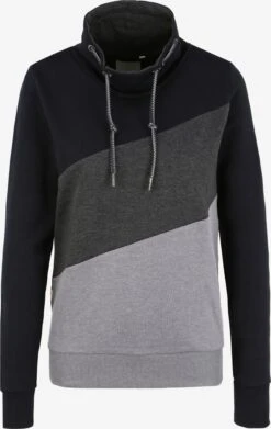 OXMO Pullover Hoodie Agda Frauen Grau / Schwarz