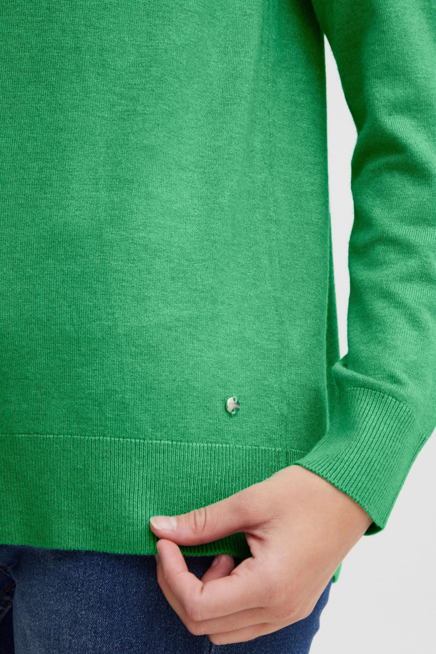 OXMO Feinstrickpullover Pullover Frauen Grün 6 OXMO Feinstrickpullover Pullover Frauen Grün – Bild 6