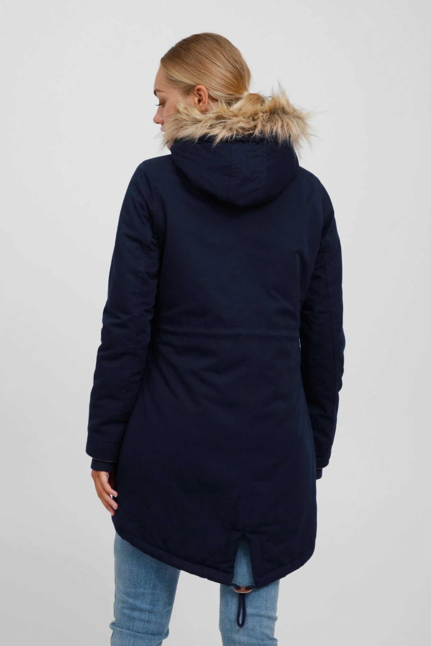OXMO Jacken Parka ANNA Frauen Dunkelblau 4 OXMO Jacken Parka ANNA Frauen Dunkelblau – Bild 4