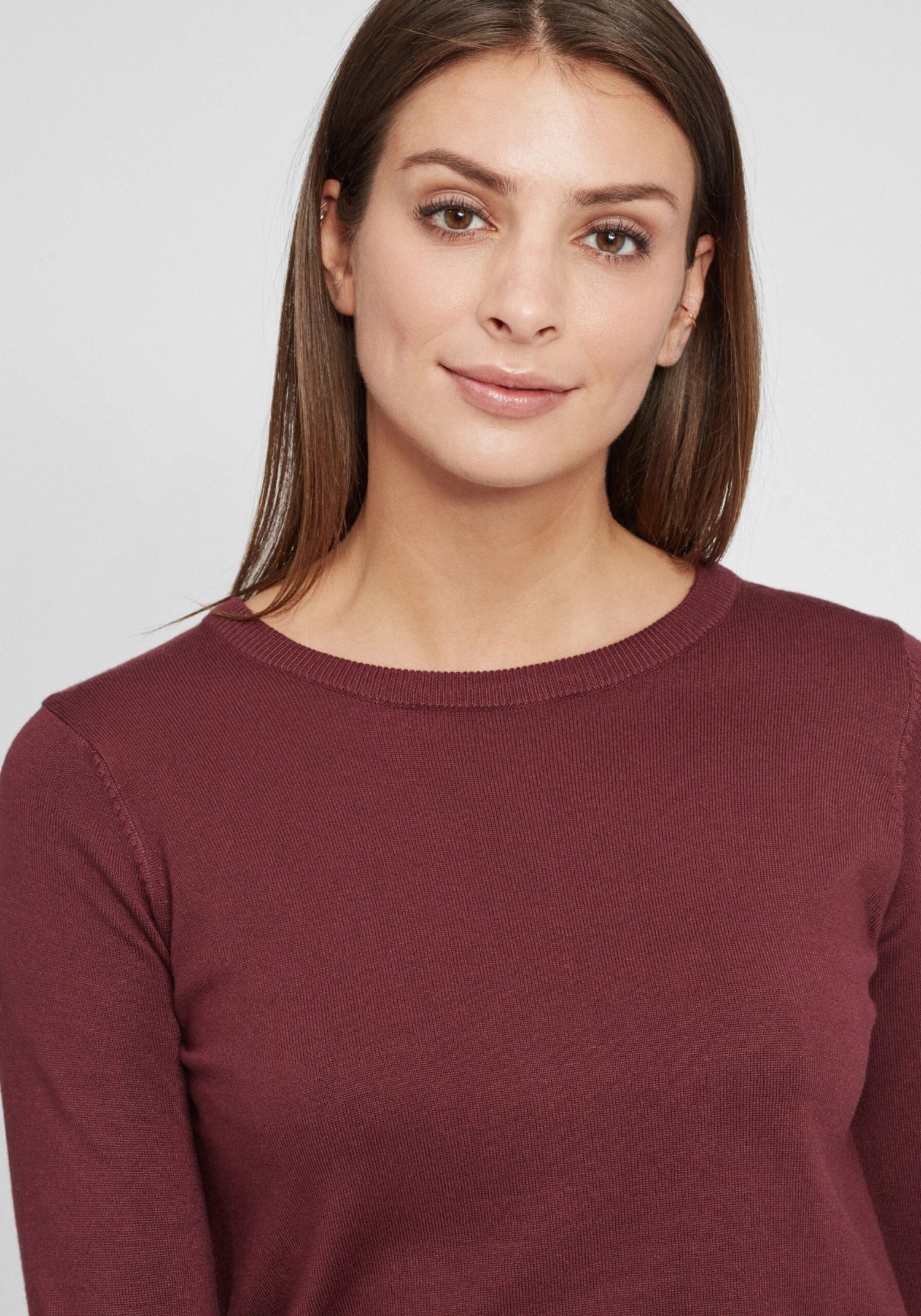 OXMO Basic Pullover Pullover Winova Frauen Braun 5 OXMO Basic Pullover Pullover Winova Frauen Braun – Bild 5