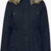 OXMO Winterjacken Winterjacke Maribel Frauen Dunkelblau / Blaumeliert