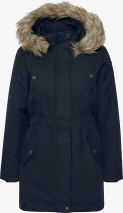 OXMO Winterjacken Winterjacke Maribel Frauen Dunkelblau / Blaumeliert