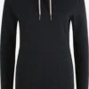 OXMO Longpullover Hoodie Vilma Frauen Schwarz