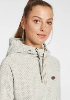OXMO Hoodies Hoodie Amina Frauen Grau -OXMO Verkaufs-Shop 7ac1d880d83a375398ab068b9f769f21
