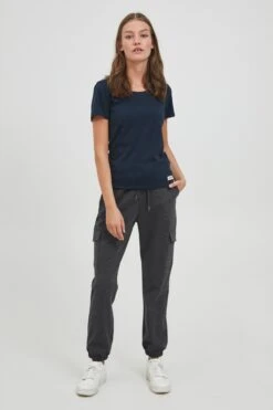 OXMO Cargohosen Loosefit Cargohose Henni Frauen Dunkelgrau -OXMO Verkaufs-Shop 7bba5dd5d16100c2378b5bd84953c974