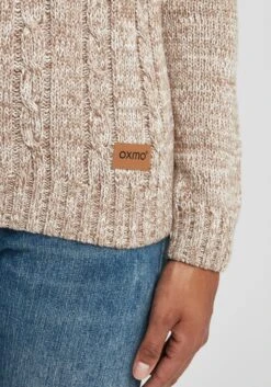 OXMO Feinstrickpullover Strickpullover Phia Frauen Beige -OXMO Verkaufs-Shop 7c32d6f4fa6c6a2befb82a4043649a80