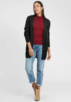 OXMO Strickjacken Strickjacke Paula Frauen Schwarz -OXMO Verkaufs-Shop 7c7d892c0adee69c7637cf3f76e32fae