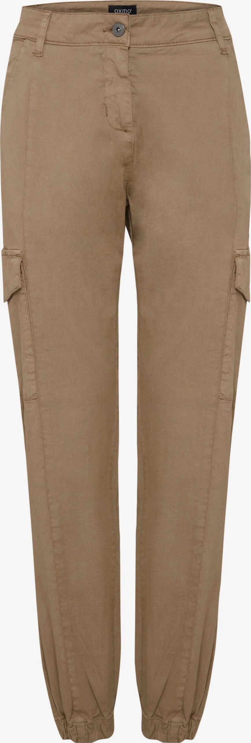 OXMO Cargohosen Tapered Cargohose Frauen Beige 1 OXMO Cargohosen Tapered Cargohose Frauen Beige