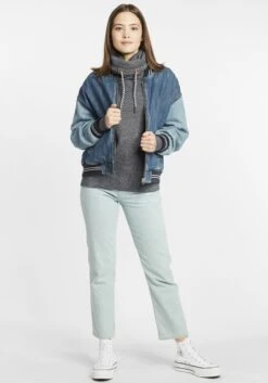 OXMO Sweatshirts Hoodie Cecilia Frauen Grau -OXMO Verkaufs-Shop 7da259d43a74f681f67b22d0b73a8dba