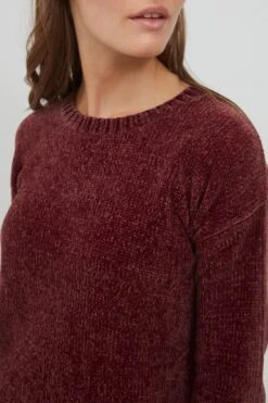OXMO Basic Pullover Pullover Elvina Frauen Weinrot 10 OXMO Basic Pullover Pullover Elvina Frauen Weinrot -OXMO Verkaufs-Shop 7e1b870598380a4c640ebd9e1a033dcf