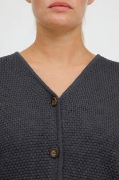 OXMO Strickjacken Strickjacke Helga Frauen Grau -OXMO Verkaufs-Shop 7fe76f1d727e4b53302e103c1e66ca0f